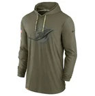 MIAMI DOLPHINS 2022 NIKE Salute to Service Tonal HOODIE T-Shirt MEN'S LARGE