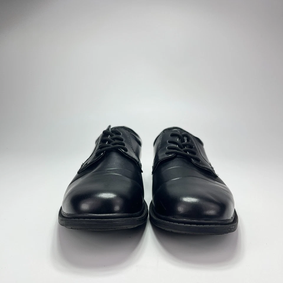Stacy Adams & Co. Black Leather Plain Toe Oxford Casual Shoes Youth Size 7M - Image 3 of 4