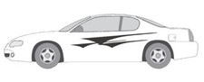 Decal Vinyl Graphic A1071 Auto Suv Vehicle Van Cross Over Car Modern Truck Semi