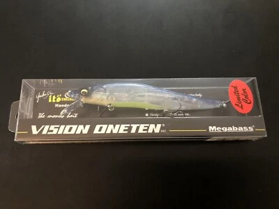 50 Megabass Vision 110 OneTen BMC GP Pro Blue secret NIB