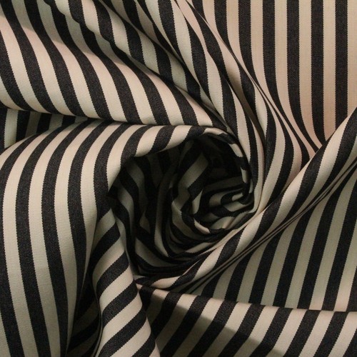 BALLARD DESIGN SUNBRELLA ROBINS STRIPE BLACK OUTDOOR INDOOR FABRIC BY YARD 54"W - Picture 5 of 6