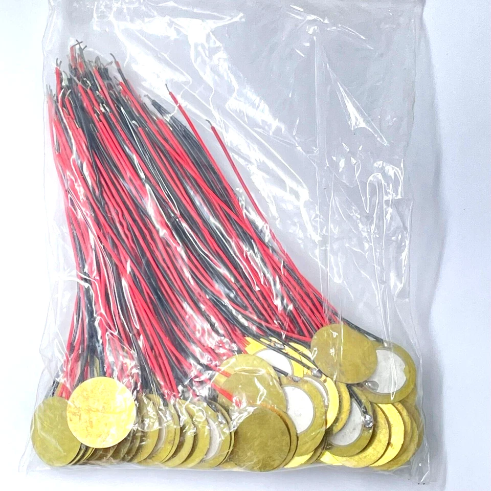 [100 piezas] Zumbador piezoeléctrico externo de diafragma SMD, 27 (diámetro) x 0,52 mm, 30 V ac Max Foto 2 de 2