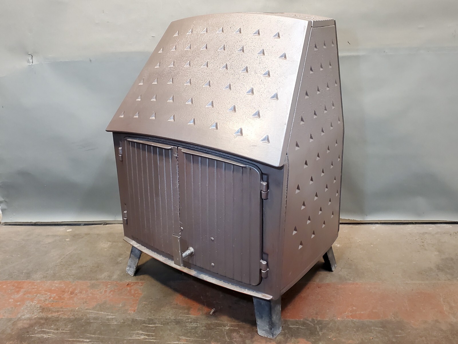 Vintage Morso 1125 Cast Iron Wood Burning Stove, 1970's Danish Modern