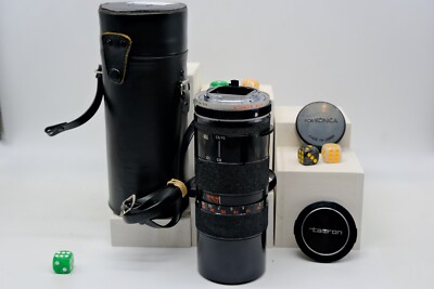 Tamron Adaptall 85-210mm Zoom Lens Original Case, Caps & Konica AR mount.