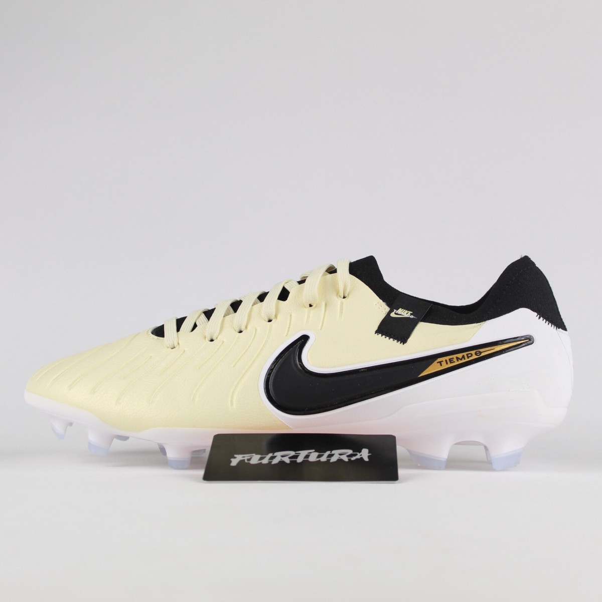 Nike Tiempo Legend 10 Pro FG Cleats \'Lemonade Beige Black\' DV4333-700‎ New Football boots Nike Tiempo Legend 10 Pro FG | Foot-Store main image 4