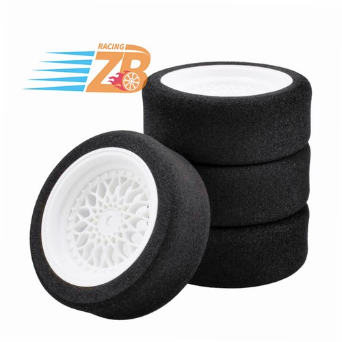 4Pcs Rally Tires & Wheels For 1:10 RC Car - 12mm Hex Fit HSP, HPI Off-Road RC