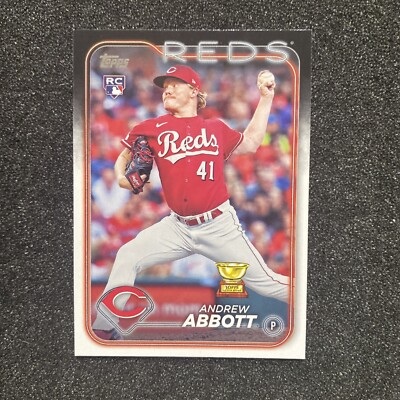 Andrew Abbott RC 2024 Topps Series 1 Baseball #214 Rookie Cincinnati Reds