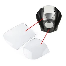 Clear Windshield Quarter Fairing Kit Fit For Harley Sportster XL883 1200 Dyna