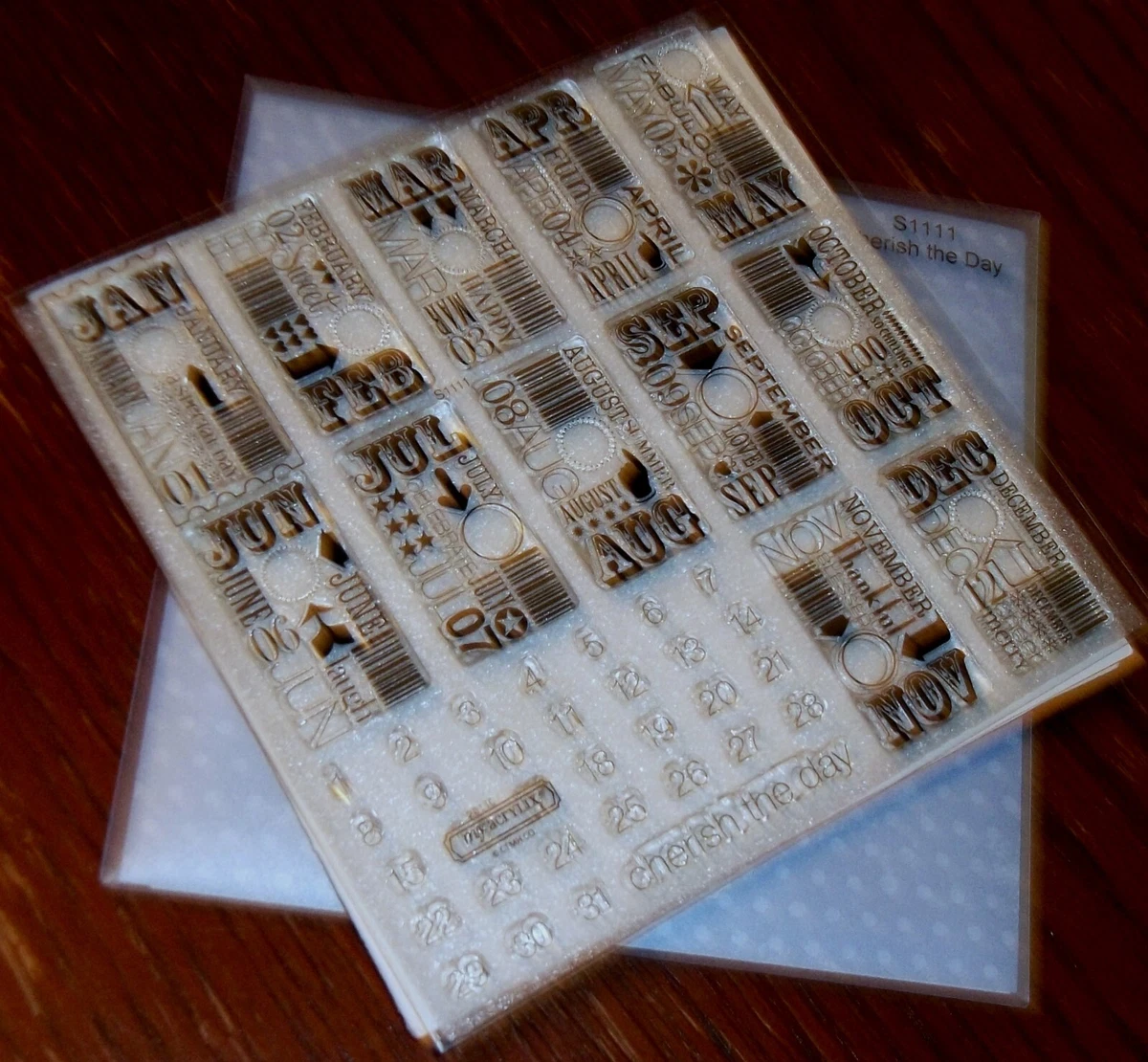 CTMH S1111 CHERISH THE DAY ~ Monthly Holidays STAMPS with pictures, Calendar  | eBay