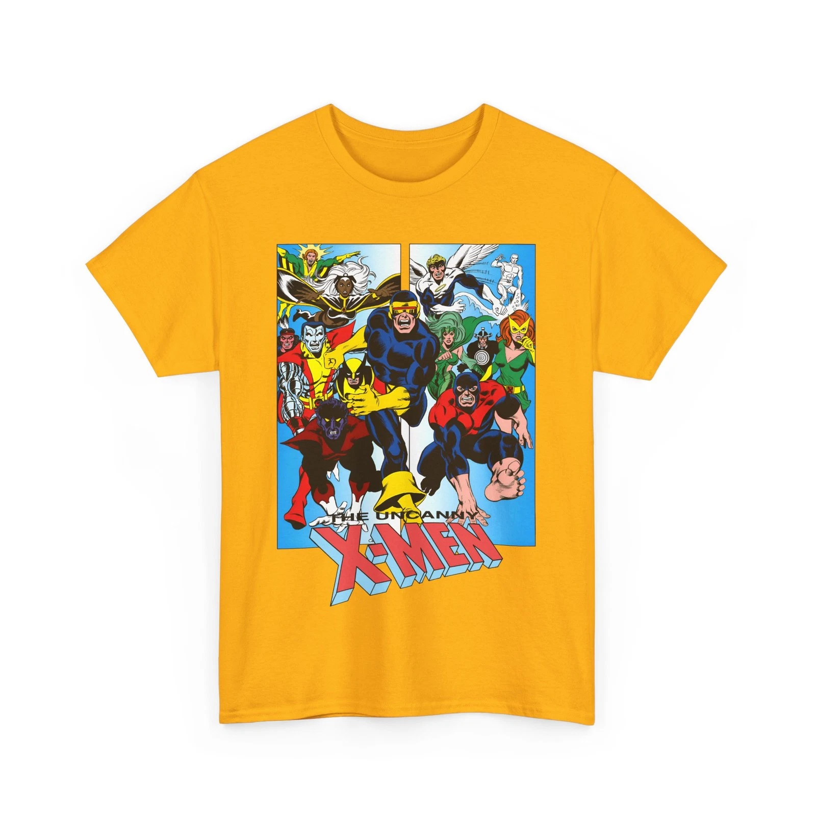 Uncanny X-Men T-Shirt - Dave Cockrum Art - Marvel Comics - Wolverine, Storm