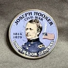 Colorized Kennedy Half Dollar Civil War Joseph Hooker Union Major General