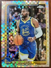 25-26 Topps Chrome Johnathan Kuminga X Fractor Golden State Warriors