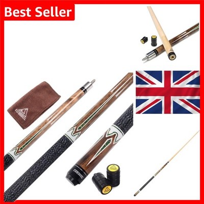 58 Zoll Pool Queue Stick Set Ahorn Billard Queue Sticks verstellbares Gewicht