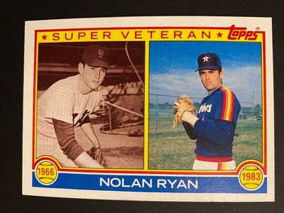 NOLAN RYAN-- MLB HOF 1983 TOPPS Super Veteran #361  METS/ASTROS  NM++   