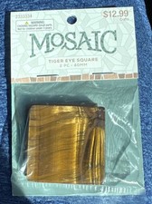 MOSAIC Tiles Tiger Eye 40mm Square 2 Square Tiles