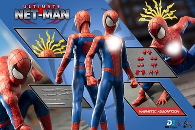 DBToys X 6in Studio 1/12 Ultimate Netman Red Ultimate Black