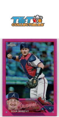 Sean Murphy 2023 Topps Chrome Pink Refractors #178 Atlanta Braves 21a