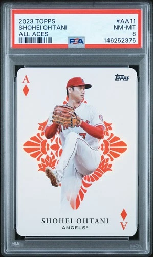 2023 Topps All Aces #AA11 Shohei Ohtani All Aces PSA 8