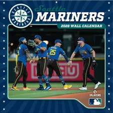 Turner Licensing,  MLB Seattle Mariners 2026 Wall Calendar, 12'' X 12'', 12-Mont