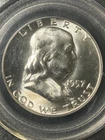 Gem 1957 MS65 Franklin Half PCGS 73729703, Nice Strike and Luster