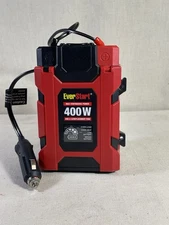 EverStart 400W PowerInverterModel 70002MC 12VDC to 115V AC USB 3.1A Car Plug#006