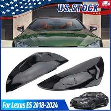 2pcs M STYLE Mirror Cover Caps Replacement For LEXUS IS ES RC LS UX Gloss black