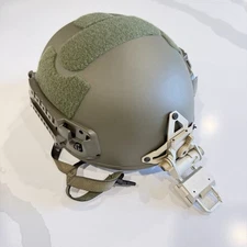 GH Armor Busch Protective AMP-1 TPHC High Cut IIIA Helmet Ranger Green Wilcox