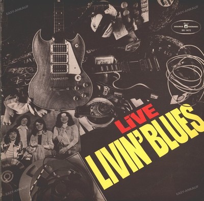 Livin' Blues - Live Livin' Blues POLAND LP 1977 (VG+/VG) .*