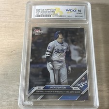 2024 TOPPS NOW #767 SHOHEI OHTANI GRADED WCG 10 GEM