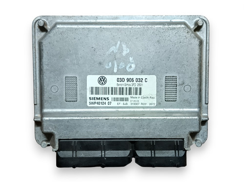 VW Polo 9N 1.2 Motorsteuergerät 03D906032C / 5WP40124 Steuergerät ECU Simos 3PD