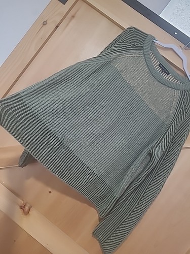 Love Ellie Size XXL Green And Tan Sweater Soft Stitch Fix - Picture 9 of 11