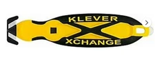 Klever Safety Cutter,6-1/2 in.,Black/Yellow KCJ-XC-Y