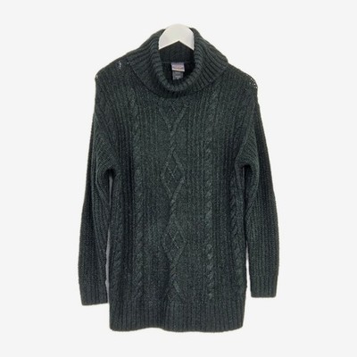 Torrid OUTLANDER Green Cable Turtleneck Sweater Size 0 (L/12)