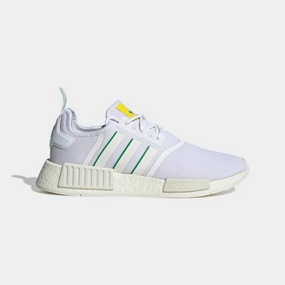 Adidas Originals NMD R1 Boost White "Brazil" World Cup Running Men Shoes GX9885 - Image 1 of 4