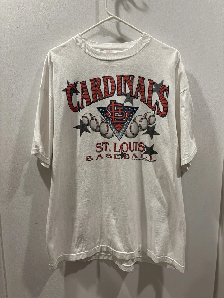 St. Louis Cardinals Vintage MLB 1995 T-Shirt sz XL Mens Baseball USA - Image 2 of 4