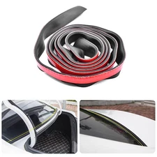 1.6m Rubber Seal Weather Strip Trunk Lid Gap Edge Trim Black For INFINITI Black