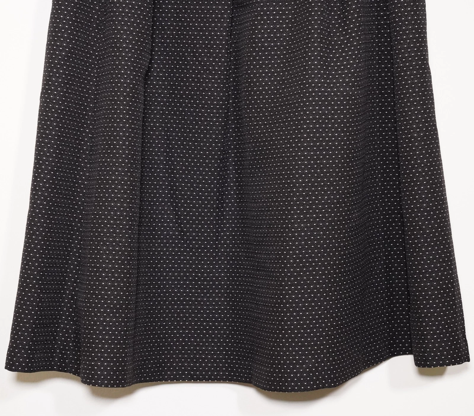 VETEMENTS Abito Evan Picone Black Label 14 nero bianco Mirco a pois senza maniche con cintura