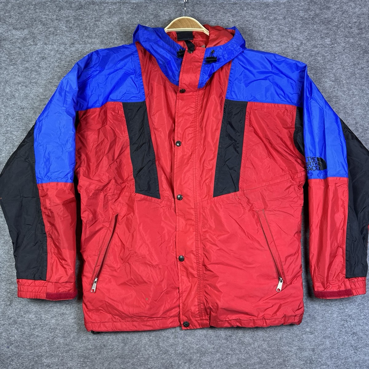 North Face Jacket Mens Large Gore Tex Windbreaker Pullover Anorak