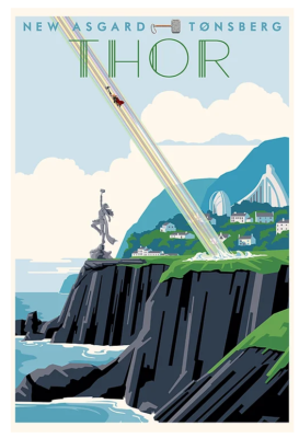 Marvel Thor New Asgard Tonsberg Movie AP Poster Print Art 13x19