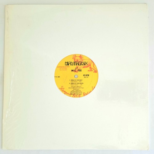 1985 - MANTRONIX - FRESH IS THE WORD - SLEEPING BAG RECORDS ORIGINAL PRESSING - Picture 2 of 4