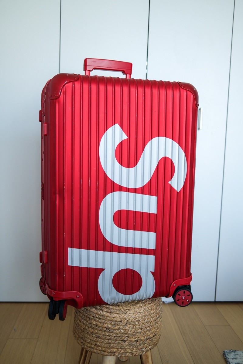 Supreme x RIMOWA Topas Multiwheel 82L RED | eBay Supreme x RIMOWA Topas Multiwheel 82L RED | eBay