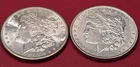 Lot of 2 Morgan UNC Silver Dollars $1  1881 P&S 250230