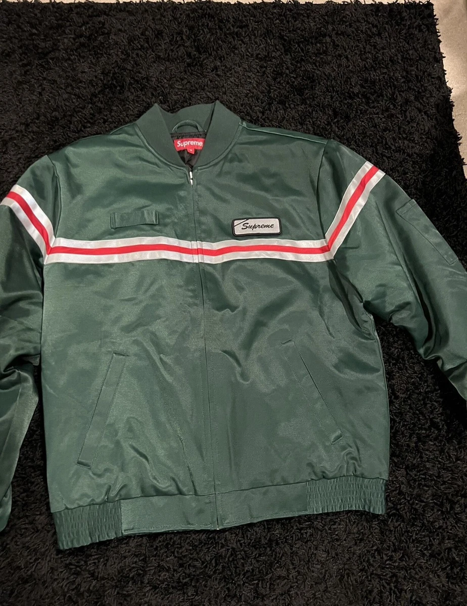 SS18 Supreme Reflective Stripe Work Jacket