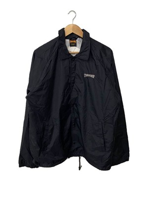 THRASHER Embroidered Logo Nylon Jacket M Polyester BLK J401STA
