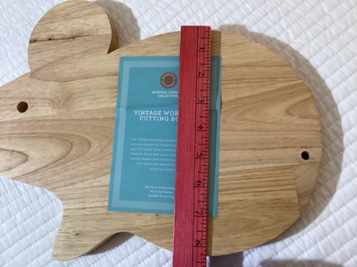 Martha Stewart Collection Exclusive for Macys “MOUSE” Hardwood Cutting Board - Picture 8 of 9
