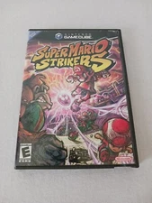 Case Only NO GAME OR MANUAL Super Mario Strikers Nintendo Gamecube Black Label