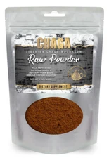 All Natural Siberian Chaga Mushroom Raw Powder Wild Harvested, Supreme Quality