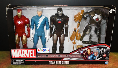 Marvel Titan Hero Series QuickSilver Ironman War Machine Toys r Us ...