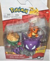 Pokemon Figuren-3Er-Set Schlapfel,Alpollo,Glumanda Je 4-8 Cm Neu,Ovp,Lizenz