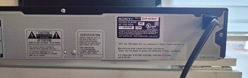 Used Sony DVP-NC85H 720p/1080i HDMI 5-Disc DVD/CD Changer Player & Remote Tested - Picture 12 of 16
